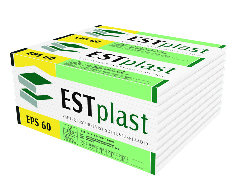 EstPlast EPS 60 valge. Pakendatud originaalpakki.